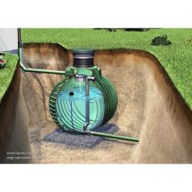Graf - garantia columbus Retentionszisterne 3700 l, inkl. Teleskop-Domschacht und PE-Deckel - 201350
