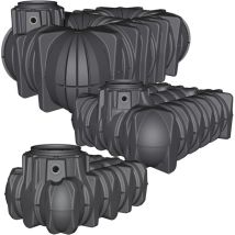 Graf Regenwasser-flachtank Platin 10000l Haus Eco-plus Begehbar