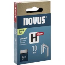 Novus - graffette a filo metallico sottile - Tipo 37 850 pz. 042-0786 Dimensioni (l x l) 10 mm x 10.6 mm