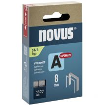 Graffette a filo metallico sottile - tipo 53 1800 pz. Novus 042-0775 Dimensioni (l x l x a) 8 x 11.3 x 8 mm