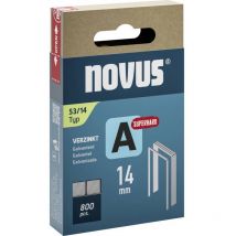 Novus - Graffette a filo metallico sottile - tipo 53 800 pz. 042-0781 Dimensioni (l x l x a) 14 x 11.3 x 14 mm