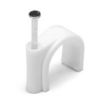 Graffette fissatubo con chiodo per Tubo 20mm bianco Confezione 20pz Aigostar