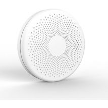 Decdeal - Détecteur de fumée et de monoxyde de carbone intelligent Graffiti WiFi 2-en-1 Détecteur d'incendie domestique Fonction d'alarme sonore et