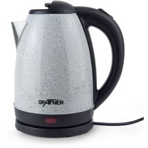 Grafner - Edelstahl-Wasserkocher 1,7L grau Wasserkessel Teekocher Teekessel