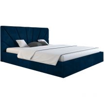 GRAINGOLD Polsterbett 180x200 cm Orlo - Dunkelblau