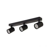 Portalámparas Gramada GU10 Negro Con Aro Frontal