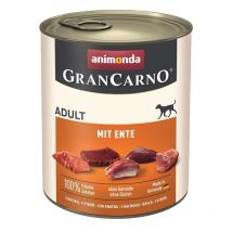 GranCarno Hundenassfutter Adult Ente 800 g Nassfutter - Animonda