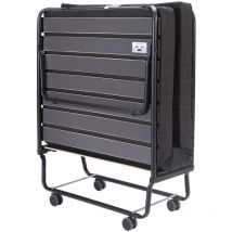 Altobuy - grand confort - Lit Pliant à Roulettes 90x190cm avec Matelas