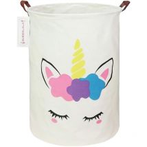 Grand panier de rangement, panier à linge, salle de bain, décoration intérieure, panier à linge, boîtes, vêtements pour garçons et filles (Licorne