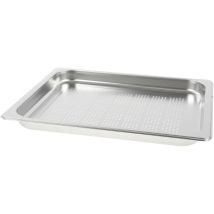 Grand plat inox perforé pour four vapeur Bosch Siemens 00577551