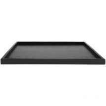 Grand Plateau de Service rectangulaire en Bois, 40 x 30 cm Bois Massif Thé Café Snack Food Repas Plateau de Service Plateaux d'Assiette, pour Patio,