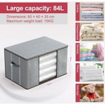 Csparkv - Grand Sac de Rangement 2 Set,(coupe horizontale) Boite de Rangement Vetement Caisse Rangement, Housse de Rangement Couette Poignée
