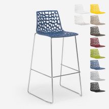 Grand Soleil Küchenbarhocker 74 Cm Design Spider Slitta - Blau