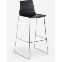 Grand Soleil Küchenbarhocker 74 Cm Design Imola Slitta - Schwarz