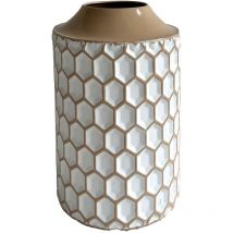 Signes Grimalt - Petit vase en métal et bois de style marocain pour la décoration de la maison