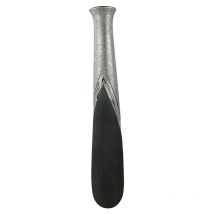 Pier Import - Grand vase décoratif noir et argent