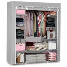 Grande armoire textile Massido - gris