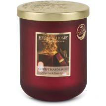 Heart And Home - Grande Bougie À La Cire De Soja Magie De Noël