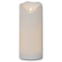 Bougie Led D'Extérieur Xxl Grand, Flamme 3d, Bougies Jumbo 40cm, Avec Minuterie Star Trading 064-45