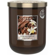 Grande bougie heart and home vanille bois de santal