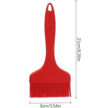 Grande brosse à huile pour barbecue, large brosse à crêpes intégrée