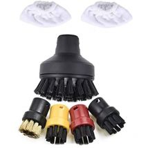 Grande brosse de nettoyage à vapeur ronde pour Karcher SC1 SC2 SC3 SC4 SC5 SC7