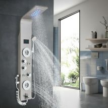 Suguword - Grande Colonne de Douche D'hydromassage Système de Douche led avec Grand écran lcd