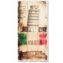 Grande décoration murale en bois Italia