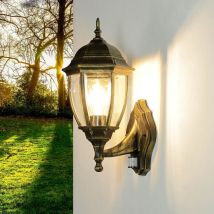 Grande Luce A Parete Da Esterno In Alluminio Pressofuso, Con Sensore Di Movimento A 100â°, Ip44 2/1/896