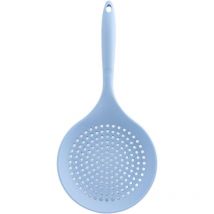 Ensoleille - Grande passoire en silicone épaisse d'une seule pièce, résistante aux hautes températures, de qualité alimentaire, nouilles à long