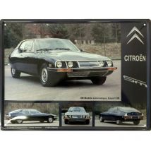 Grande Plaque métal Citroën SM