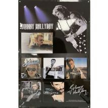 Nostalgic Art - Grande plaque métallique Johnny Hallyday Collector