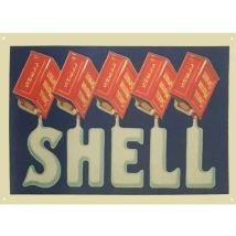 Plaque métallique Shell – 30 x 40 cm – Autre déco murale – Matières, Style – Impact Et Strategie