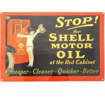 Grande Plaque métallique Shell