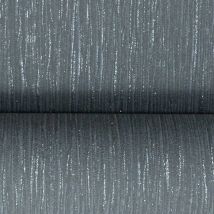 Plain Black Charcoal Crystal Metallic Glitter Textured Vinyl Wallpaper - Grandeco