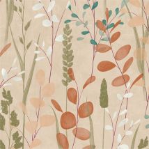 Vliestapete A63504 Tapete Bäume / Blätter 0.53 x 10.05 m Grandeco Ciara Beige