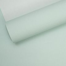 Grandeco - Vert Pale Green Aqua Textured Cotton Backed Vinyl Wallpaper