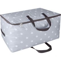 Grandes Boîtes de Rangement Extra Large avec Couvercles pour Déménagement, Robustes Sacs de Rangement avec Fermetures Éclair pour Vêtements, Solides