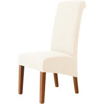 Grandes housses de chaise pour salle à manger, housse en jacquard géométrique pour grande chaise de salle à manger, protection de chaise Parsons