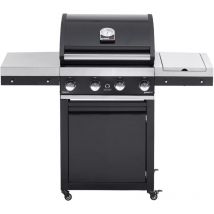 Gasgrill Premium G4 Trolley 14 kW 4 Brenner, 1 Seitenbrenner K04000331A - Grandhall