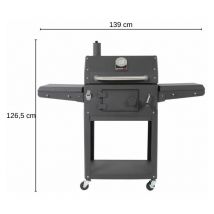 Holzkohlegrill Grill Gartenkamin Außenkamin Kohlegrill Ohne Abdeckhaube - Grandhall