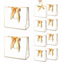 Ersandy - Grands Sacs Cadeaux Avec Anse, Sacs Cadeaux en Papier Avec Ruban d'Arc, Sacs Cadeaux Avec Anse, Sacs Cadeaux en Papier pour Anniversaire,
