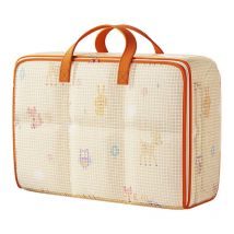 Grands sacs de déménagement transparents avec fermetures éclair, sacs de rangement pliables robustes pour un rangement organisé des vêtements, des