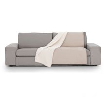 Granfoulard Plaid Polyvalent Argent 130180 C/11