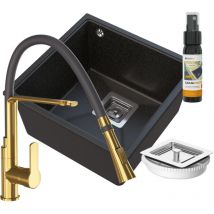 Granitan - granit évier sous plan or napo 42 cm set