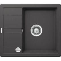 Granitspüle Victory S580.40 - Grau, Ab 45er Unterschrank, 580 X 500 Mm