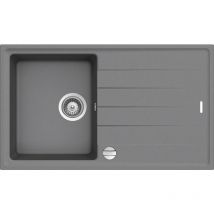 Granitspüle Victory S780.60 - light gray, ab 45er Unterschrank, 78 x 50 cm