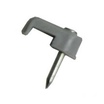 Eurobric - Grapas cable plano no1 2x1 (50 unidades) gris