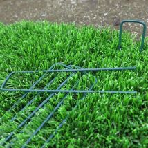 E3/75980 Fixsol Grapas Metalicas (Bolsa 10Unid.) Color Verde 17X3,5Cm