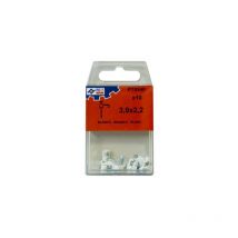 Grapa plastico blanco N.8 C/8